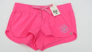 Billabong XXS Little Girls Neon Pink Beach Board Shorts Sol Searcher Volley - Picture 1 of 3