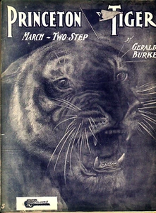 Princeton TIGER March 1902/1923 GERALD BURKE Sheet Music! - Picture 1 of 1