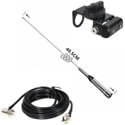 Nagoya NL-77H 144/430MHz VHF/UHF Dual Band Car Radio Antenna RB-20 Base 5M Cable - Image 1 of 4