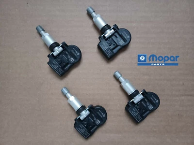 4 sensores de neumáticos Dodge Caravan Calibre Magnum Jeep Cherokee Chrysler Town TPMS OEM Foto 1 de 3