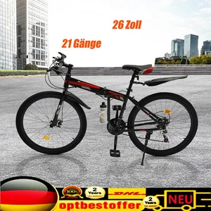 Bicicleta plegable de 26 pulgadas bicicleta de montaña 21 velocidades MTB bicicleta de montaña bicicleta plegable - Imagen 1 de 24