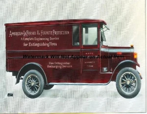 American LaFrance Delivery Truck Sales Ad Photograph Print 8.5x11" - Picture 1 of 1