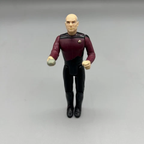 Captain Jean-Luc Picard Star Trek The Next Generation Galoob 1988 Vintage Figure Cover