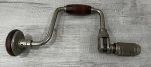 Stanley No. 915 10" Ratcheting Brace Hand Drill – Antique VTG Woodworking Tool - Picture 1 of 8