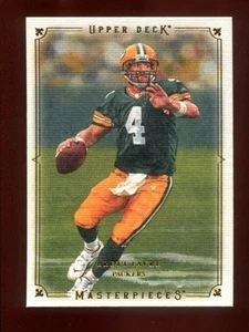 2008 Upper Deck Masterpieces #10 Brett Favre 🏈 HOF - Bild 1 von 3