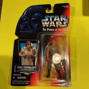 Star Wars The Power Of The Force Luke Skywalker in Dagobah Fatigues Figur NEU - Bild 1 von 1
