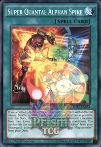 1st Ed Super Quantal Alphan Spike RATE-DE063 Yugioh - Bild 1 von 1