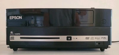 Epson MovieMate 85HD HDMI Built-In DVD Projector w/Power Cable, 254 Lamp Hours - Image 1 of 4