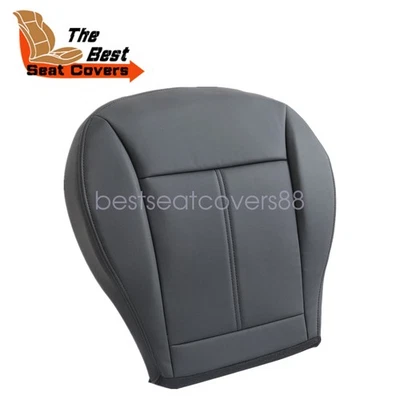 For 2007 to 2014 Ford Edge SE Limited Passenger Bottom Leather Seat Cover Black - Image 1 of 4