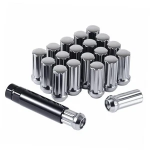 M14x1,5 Lug Nuts 14x1,5 7 Spline M14 x 1,5 Chrom Lug Nuts 2" hoch 20er Set  - Bild 1 von 8