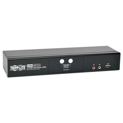 Tripp Lite B004-DUA2-HR-K 2-Port DVI Dual-Link / USB KVM Switch - Image 1 of 4