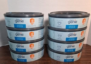 Diaper Genie Newborn 8er Pack Nachfüllpack unparfümiert maximale Geruchskontrolle - Bild 1 von 1