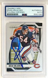 2024 Panini Prizm Brian Urlacher Chicago Bears Signed Auto Card #52 PSA DNA - Bild 1 von 1