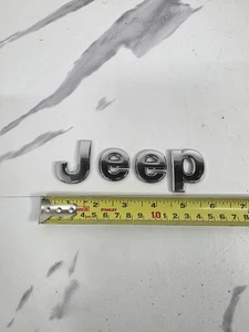 ✅ 2002 - 2012 JEEP REAR Gate Trunk Logo Nameplate Badge Lettering - Bild 1 von 8