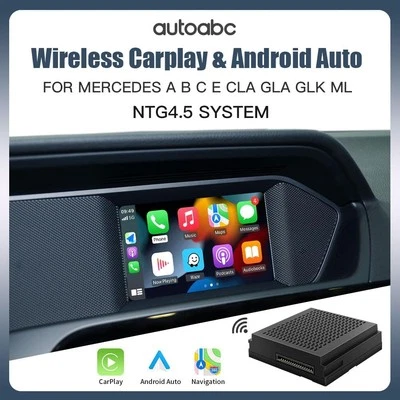Für Mercedes Benz NTG4.5 Becker Drahtloses CarPlay Android Auto Bluetooth GPS - Image 1 of 4
