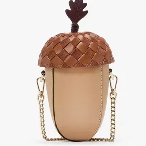 Kate Spade 3D Brown Acorn Crossbody Bag Nuts about this Bag Novelty New - Picture 1 of 3