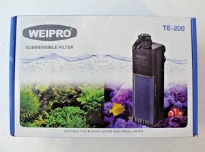 Weipro TE-200 3-Layer Aquarium Inner Filter, 4W Adjustable Filtration Pump - Picture 1 of 8