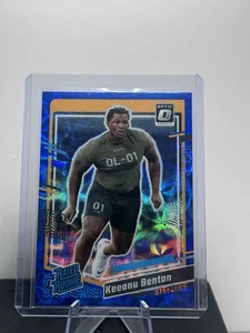 2023 Panini Donruss - Rated Rookie Keeanu Benton #387 Optic Preview Blue Scope - Bild 1 von 2