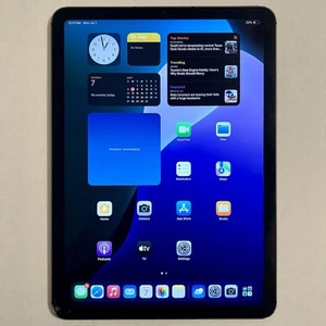 Apple iPad Air 5th Gen - 64GB - Gray (Unlocked) WiFi + Cellular - Cracked Screen - Afbeelding 1 van 8