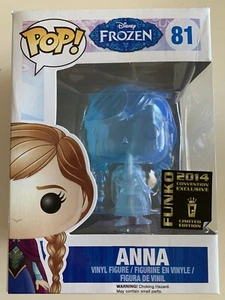 Anna (Translucent) 81 ~ Disney: Frozen ~ Funko Pop Vinyl ~ OFFICIAL 2014 Con Exc - Picture 1 of 6
