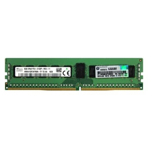 HP Genuine 8GB 2Rx8 PC4-2133P PC4-17000 DDR4 2133 MHz 1.2V ECC RDIMM Memory RAM - Picture 1 of 1