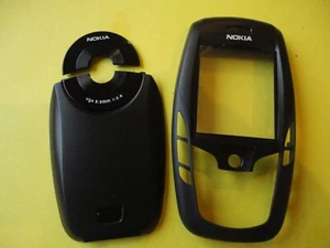Nokia 6600 - Front E REAR + ORIGINAL - BLACK - Imagen 1 de 1