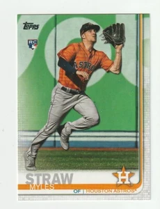 2019 Topps #629 Myles Straw RC, Toronto Blue Jays - Picture 1 of 2