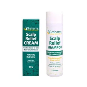Grahams Natural Hair Scalp Relief Cream 60g for Dry Itchy Flaky Scalp - Picture 1 of 1