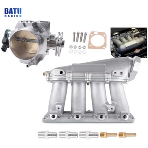 Silver Ultra Series Street K20 K24 Intake Manifold+70mm Throttle Body For Honda - Picture 1 of 11