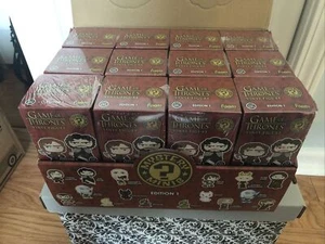 GAME OF THRONES SERIES 1 - Funko Mystery Minis - SEALED CASE 24 blindboxes RARE - Picture 1 of 3