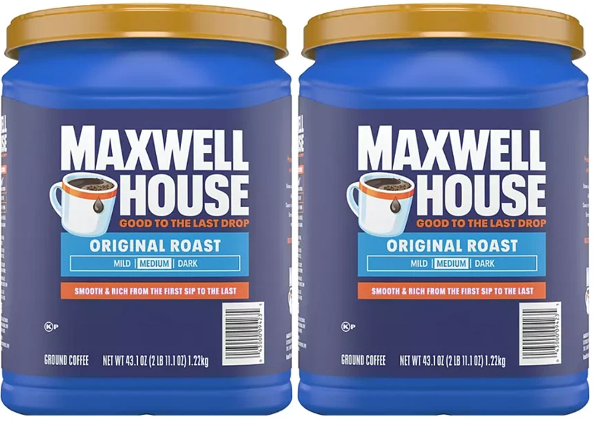 2 pack Maxwell House Original Roast Medium Ground Coffee, 43.1 oz. FREE shipping