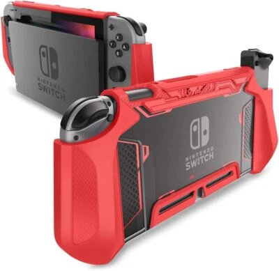 Mumba Grip Case for Nintendo Switch Console Dockable Cover / 12 Game Card Holder - Image 1 of 4