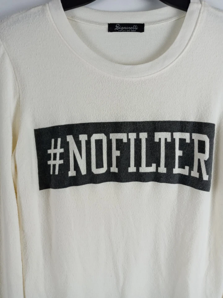 Suéter Suéter Top Signorelli Mujer Talla Mediana Sin Filtro Beige Pullover Foto 1 de 4