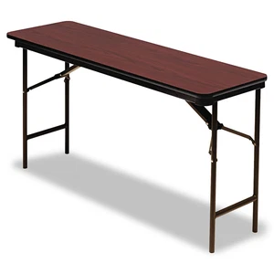 Iceberg 55274 60 in. x 18 in. x 29 in. Wood-Laminate Table - Mahogany/Brown New - Picture 1 of 4