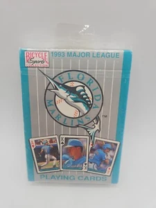 1993 Major League Florida Marlins Playing Cards Bicycle Sports Collection SEALED - Picture 1 of 3
