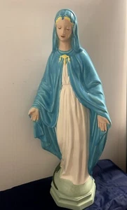 24" Our Lady of Lourdes Virgin Mary Mother Catholic Religious Statue Figurine - Picture 1 of 14
