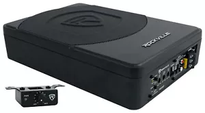 Rockville SS10P 10" 800w Slim Under-Seat Active Powered Car/Truck Subwoofer Sub - Picture 1 of 7