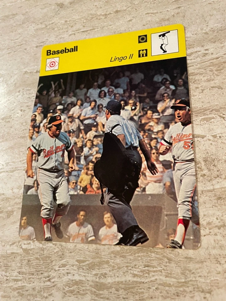 Tarjeta Sportscaster 1978 #18-16 Lingo 2 - Earl Weaver - Salón de la fama Baltimore Orioles MT Foto 1 de 1