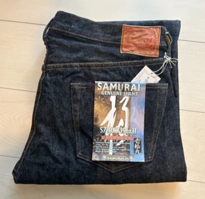 Samurai Jeans S710XX 19oz II Kiwami Slim Straight Tapered Selvedge One Washed - Picture 1 of 15