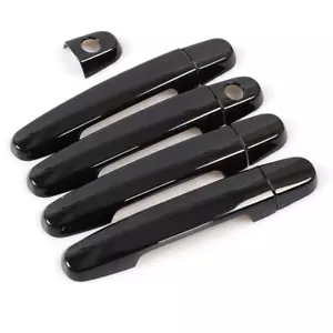 Door Handle Covers Trims For 2003-2013 Toyota Corolla Sedan 9 PCS Glossy Black - Foto 1 di 5