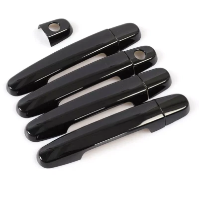 Door Handle Covers Trims For 2003-2013 Toyota Corolla Sedan 9 PCS Glossy Black Foto 1 de 4