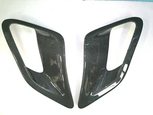 Gloss Carbon fiber GT2 Side fender Air Intake Scoops vents fit Porsche 997 Turbo - Picture 1 of 5
