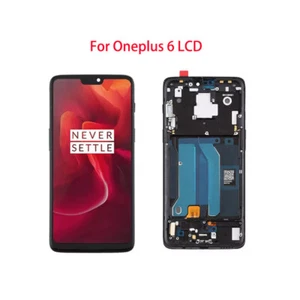 6.28"AMOLED For OnePlus 6 1+6 A6000 LCD Display Touch Screen Digitizer w/ Frame - Picture 1 of 5