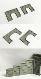 Modelos Outland ferrocarril modelo paisaje portal túnel / muro de contención escala Z 1:220 - Imagen 1 de 4