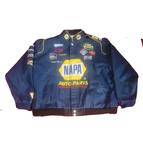 Michael Waltrip - Chase Authentics Napa Racing Jacket Mens 2XL NASCAR Preowned Cover