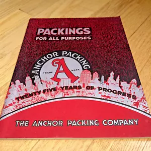 1933 THE ANCHOR PACKING COMPANY Catalog 95 pages / 25th Anniversary PHILADELPHIA - Imagen 1 de 18