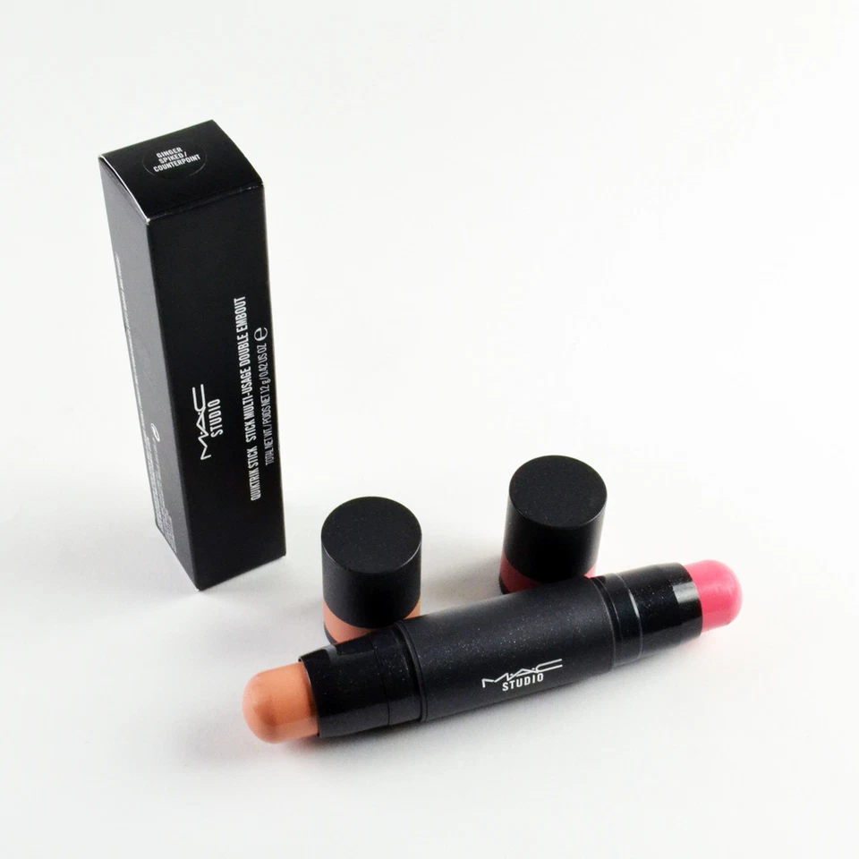 Mac Studio Quiktrik Stick GINGER SPIKED / COUNTERPOINT - Size 12 g / 0.42 Oz New - Image 1 of 1