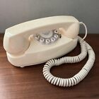 Wild and Wolf Princess phone off white cream rotary dial with push buttons Retro
