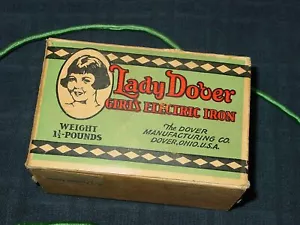 Vintage Buster Brown Shoe Premium Promo Advertising Lady Dover Childs Iron Box - Picture 1 of 9