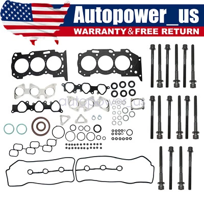 Fits 2003-06 Toyota 4Runner Tacoma 4.0L Head Gasket Bolts Set HS26290PT - Image 1 of 4